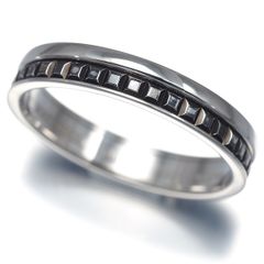 ブシュロン キャトル ホワイト ハーフ リング 11号 10号 18金 K18