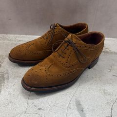 美品】ブルネロクチネリ ウイングチップシューズ スエード - メルカリ