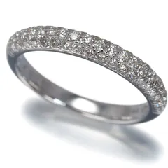 ヴァンドーム リング ダイヤ ダイヤモンド 0.44ct パヴェ ハーフエタニティ 9号 K18WG #191244のサムネイル