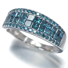 GSTV リング ブルーダイヤ ダイヤモンド 1.60ct ミステリー