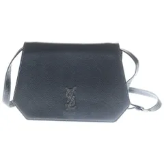 YVES SAINT LAURENT (イヴサンローラン) カサンドラロゴ レザー ショルダーバッグ ゴールド金具 ブラックのサムネイル