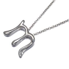美品】ティファニー イニシャル m ネックレス レター アルファベット
