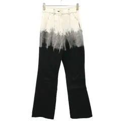 mame kurogouchi マメ クロゴウチ 24AW Gradient Dye Flare Jeans グラデーションダイフレアデニムパンツ MM24FW-PY069 ブラック 1のサムネイル