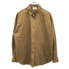 1er Arrondissement プルミエ アロンディスモン ハイポリコットンシャツ B1052AFB018 キャメルブラウン 38のサムネイル