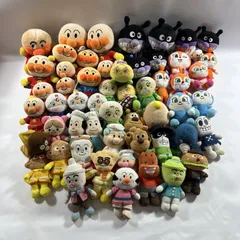 ★  アンパンマン あんぱんまん グッズ まとめ商品 ぬいぐるみ マスコット おもちゃ バイキンマン ドキンちゃん 等 現状品 3.45kg