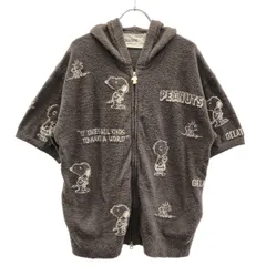 GELATO PIQUE ジェラート ピケ PEANUTS コミックパイルパーカー PWNT212034 グレー系 Fのサムネイル