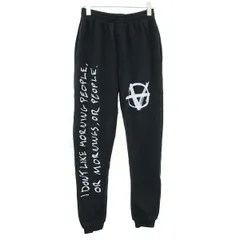 VETEMENTS ヴェトモン 19AW アナーキーロゴプリント スウェットパンツ MAH20TR220 ブラック Sのサムネイル