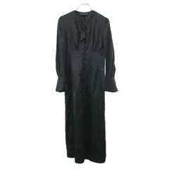 mame kurogouchi マメ クロゴウチ Basic Silk Multi Buttoned Dress シルクワンピース MK01-DR00403 ブラック 2のサムネイル