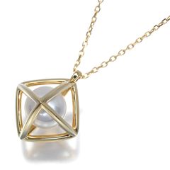 TASAKI】リファインドリベリオン ガーネット ピアス 南洋真珠 黒 美品 