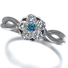 アクアマリン 計0.60ct Pt950 リング - メルカリ