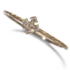 ローリーロドキン リング ダイヤ ダイヤモンド PETITE TINY FANCY CROSS 13.5号 K18YG #195155のサムネイル
