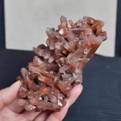 AAAA級天然ファンドーム山入り赤水晶クラスターB0619/YS/21/188C