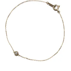 アーカー ブレスレット ダイヤ ダイヤモンド ティア 一粒 K18YG #194385のサムネイル