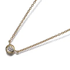 セイレーンアズーロ ネックレス ダイヤ ダイヤモンド 0.06ct 一粒 K18YG/WG #194000のサムネイル