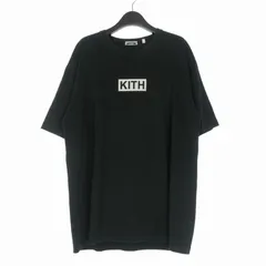 キスニューヨークシティ KITH NYC ボックスロゴ プリント クルーネックTシャツ カットソー 半袖 XL ブラック 黒のサムネイル
