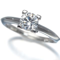 ハリーウィンストンHWリング 8号 ダイヤモンド0.57ct Eカラー 