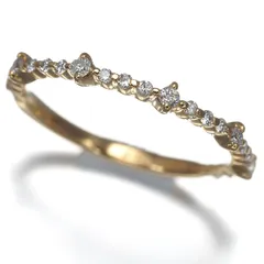 ジュピター リング ダイヤ ダイヤモンド 0.15ct 6号 K18YG #181224のサムネイル