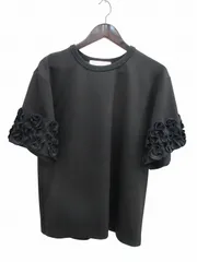 シーバイクロエ SEE BY CHLOE 半袖 Ｔシャツ フリルコード刺繍 ブラック S レディースのサムネイル