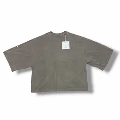 参考上代19800円 未使用 Dulcamara 25SS ピグメントジャージーロールアップT  半袖Tシャツ カットソー ドゥルカマラ D125-T1163 ブラック （4647M）のサムネイル