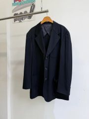 イタリア製カンタレリ メンズ春夏リネンジャケットチェック赤#46