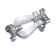 フレッド ブレスレット用バックル ダイヤ ダイヤモンド フォース10 LM K18WG/セラミック #193785のサムネイル