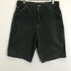 Calvin Klein CK 90s ガーメント ウォッシュド デニムショートパンツ 32