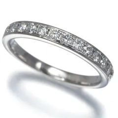 ヴァンドーム リング ダイヤ ダイヤモンド 0.30ct ハーフエタニティ 9号 Pt950 #194375のサムネイル