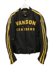 バンソン VANSON メッシュ ライダースジャケット XL ブラック バイクウェア ライディングジャケット ライナー付き VS21105Sのサムネイル
