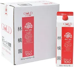 【リンゴジュース(ストレート)林檎園】1000ml×6本   4901306166031/△803373のサムネイル