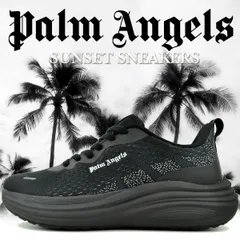 パーム・エンジェルス サンセット スニーカー ブラック ホワイト PALM ANGELS SUNSET SNEAKERS BLACK WHITE ls26lea0011001 スニーカー ローカット シューズ 靴 メンズ のサムネイル
