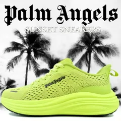 パーム・エンジェルス サンセット スニーカー ライム ブラック PALM ANGELS SUNSET SNEAKERS LIME BLACK ls26lea0011410 スニーカー ローカット シューズ 靴 メンズ のサムネイル