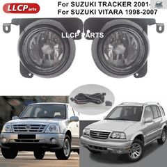 1セット VITARA ESCUDO 2000 TRACKER 2001-2009 VITARA 1998-2009 フロントバンパーフォグランプ（配線スイッチ付き）