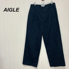 AIGLE エーグル パンツ ズボン ブラック系 無地 サイズ38 ラコステジャパンのサムネイル
