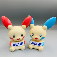 【非売品】ANA ポケットモンスター プラスル マイナン 貯金箱セット ソフビフィギュア 全日空 LB11のサムネイル