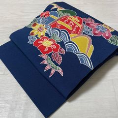 【専用】本場琉球 紅型染 名古屋帯 真綿紬 正絹 森信介 so337 専用】本場琉球 紅型染 名古屋帯 真綿紬 正絹 森信介 so337 - メルカリ