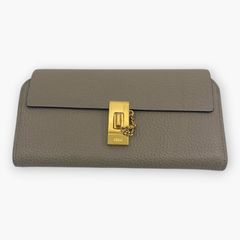 Shiva様専用】クロエ ドリュー ターンロック長財布 黒 G金具 レザー