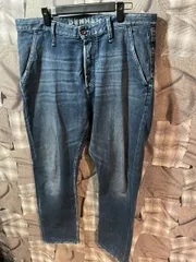 福岡出品  DENHAM OSAKA PANT DROP CARROT FIT デンハム オオサカ パンツ ドロップ キャロットフィット W36 L34 インディゴ 01-19-04-11-010 FKのサムネイル