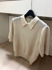 HYKE ハイク メッシュ ポロシャツ 半袖 ベージュ サイズ1 - メルカリ