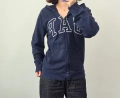 フリップXXL/Gap Kids(ギャップキッズ) フード ジップアップ ネイビー(起毛x)のサムネイル