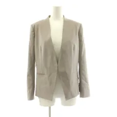 セオリーリュクス theory luxe EXECUTIVE DONNA3 ノーカラージャケット ウール 38 グレー 03-2304192 /KU 19のサムネイル