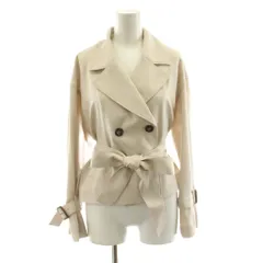 プロポーション ボディドレッシング PROPORTION BODY DRESSING 24SS ベーシックショートトレンチ コート ベルト付き M ベージュ 1215155100 /KU 2のサムネイル