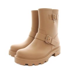 Barbour バブアー Elley ベージュ ショートブーツ レインブーツ - メルカリ