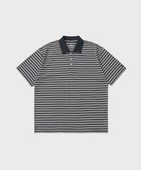 SILK NEP HEAVY MOSS STITCH BORDER POLO M - メルカリ
