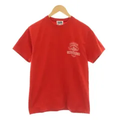 フェローズ PHERROWS PHERROW'S Tシャツ 40 赤 レッド クルーネック 半袖 ロゴプリント /LP10のサムネイル