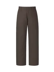UNIQLO U ワイド フィット チノ パンツ DARK BROWN 出品