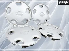 【爪折れ無し】日産 純正 K11 マーチ 13インチ ホイールカバー ホイールキャップ 4枚セット 品番:40315-44B10 シルバー系のサムネイル