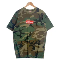 SUPREME シュプリーム Arabic Box Logo Tee アラビック ボックスロゴ 半袖 Tシャツ ウッドランド カモ Size Lのサムネイル