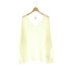 スピック&スパン Spick&Span 26SS コットンバルキーヤーンルーズVネックプルオーバー ニット セーター プルオーバー アイボリー /CX ■OSのサムネイル