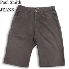 Paul Smith JEANS ポールスミス ジーンズ 春夏 コットン100％★ USED加工 チェック ハーフ パンツ 日本製 Sz.S メンズのサムネイル