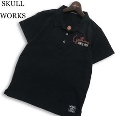SKULL WORKS】CROWS WORSTコラボ 半袖ポロシャツ XL 黒 - メルカリ